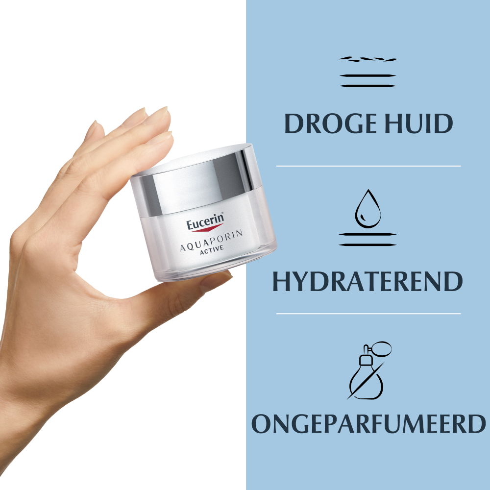 Eucerin AQUAporin Active Hydraterende Crème Rijke Textuur 50ml